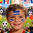thumbnail image 4 of Linnome 10 Piece Soccer Team Temporary Tattoos Waterproof Fake Body Art for Sports Events Fan Party Face Arm Decoration Removable Design, 4 of 6