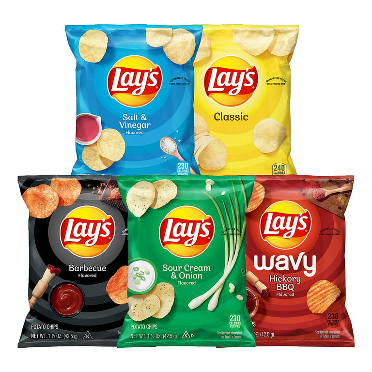 Frito-Lay Lay's Variety Mix of Potato Chips, 30 ct.