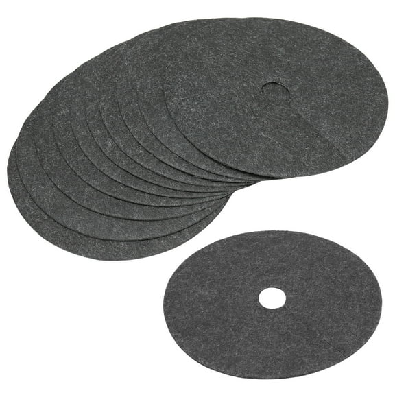 Uxcell Tree Mulch Ring Nonwoven Tree Protector Mat Plant Cover Black 18 Pack 5.9"