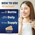 thumbnail image 4 of Vitamatic KSM-66 Ashwagandha Root Extract + Bioperine - 600mg, 60 Veggie Caps (1200 mg per 2 Capsules), 4 of 11