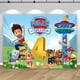 thumbnail image 3 of Fondo de fotografía para fiesta de cumpleaños de Paw Patrol Feliz Cumpleaños personalizado para niños de 1.º y 2.º año, pancarta de fotos para baby shower, 3 of 5