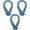 Light Blue, variant on Cooling Neck Wraps with Ice Polymer Beads Soft Breathable Neck Cooler for Summer Sports Gym Workout Men Women 26x2 inch 3 Pack