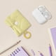 thumbnail image 4 of Bolsa para auriculares Bluetooth, bonita funda para guardar auriculares, funda blanda, funda protectora para auriculares portátiles, tela suave, para oficina.,Wsvlmg, 4 of 8