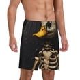 thumbnail image 2 of Sikiie Duck Bones Mens Pajama Shorts, Lightweight Lounge Pant with Pockets Soft Sleep Pj Shorts for Men, 2 of 6