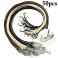 thumbnail image 1 of 50PCS Necklace Cord Simple Multifunctional Waxed Cord Jewelry Making Cord, 1 of 8