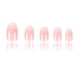 thumbnail image 5 of Uñas postizas cortas con forma de almendra WAFOLOZE de Press on Nails, 24 unidades, 5 of 7