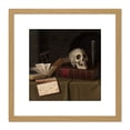thumbnail image 1 of Harnett Memento Mori To This Favour 8X8 Inch Square Wooden Framed Wall Art Print Picture with Mount, 1 of 4