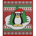 thumbnail image 4 of Old Glory Toddler Penguin on Ice Ugly Christmas Sweater Long Sleeve T Shirt, 4 of 6