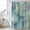 Turquoise, variant on Teal Blue Boho Shower Curtain, Waterproof Shower Curtains for Bathroom, Vintage Ethnic Tribe Abstract Art Washable Fabric Bathtub Curtain Set Bath Decor with 12 Hooks Long 72"x84"