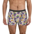 thumbnail image 2 of KLL Plum Men's Cotton Boxer Briefs Underwear-Medium, 2 of 7