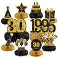 thumbnail image 2 of Buy 8pcs Happy Birthday Honeycob Centerpieces Table Toppers, Birthday... 2 of 12