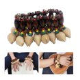 thumbnail image 1 of Yeacher Handmade Nuts Shell Bracelet Handbell for Djembe African Drum Conga Percussion Accessories, 1 of 8