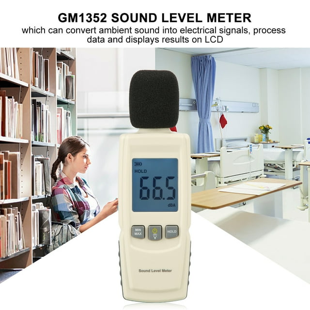 Son Testeur, GM1352 Sonomètre Numérique Portable LCD Bruit Testeur Puissance Emballé Performance