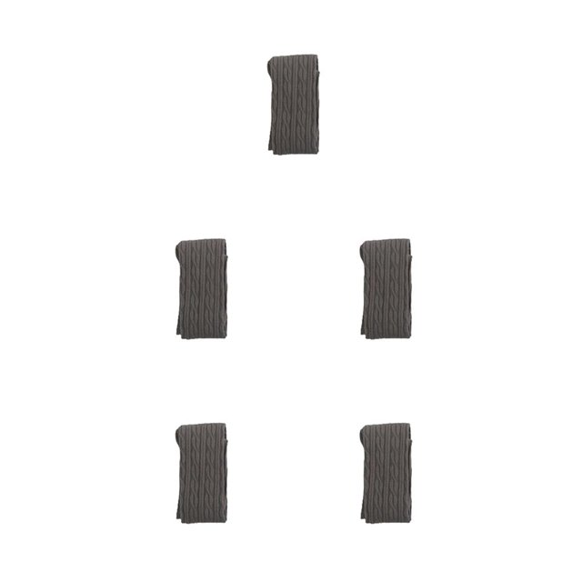 Qarigey 1 par de medias de invierno hasta el muslo flor de cáñamo JK botas de calcetín antideslizantes estilo pijo diseño único para fiesta de Gris 5piezas Qarigey CBP205010