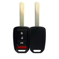 AKS KEYS 4-Button Replacement Car Key Fob for Honda Accord 2013-2015