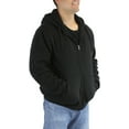 thumbnail image 3 of ToBeInStyle Mens Fleece Lined Sherpa Hoodie with Adjustable Drawstring Hood, 3 of 6