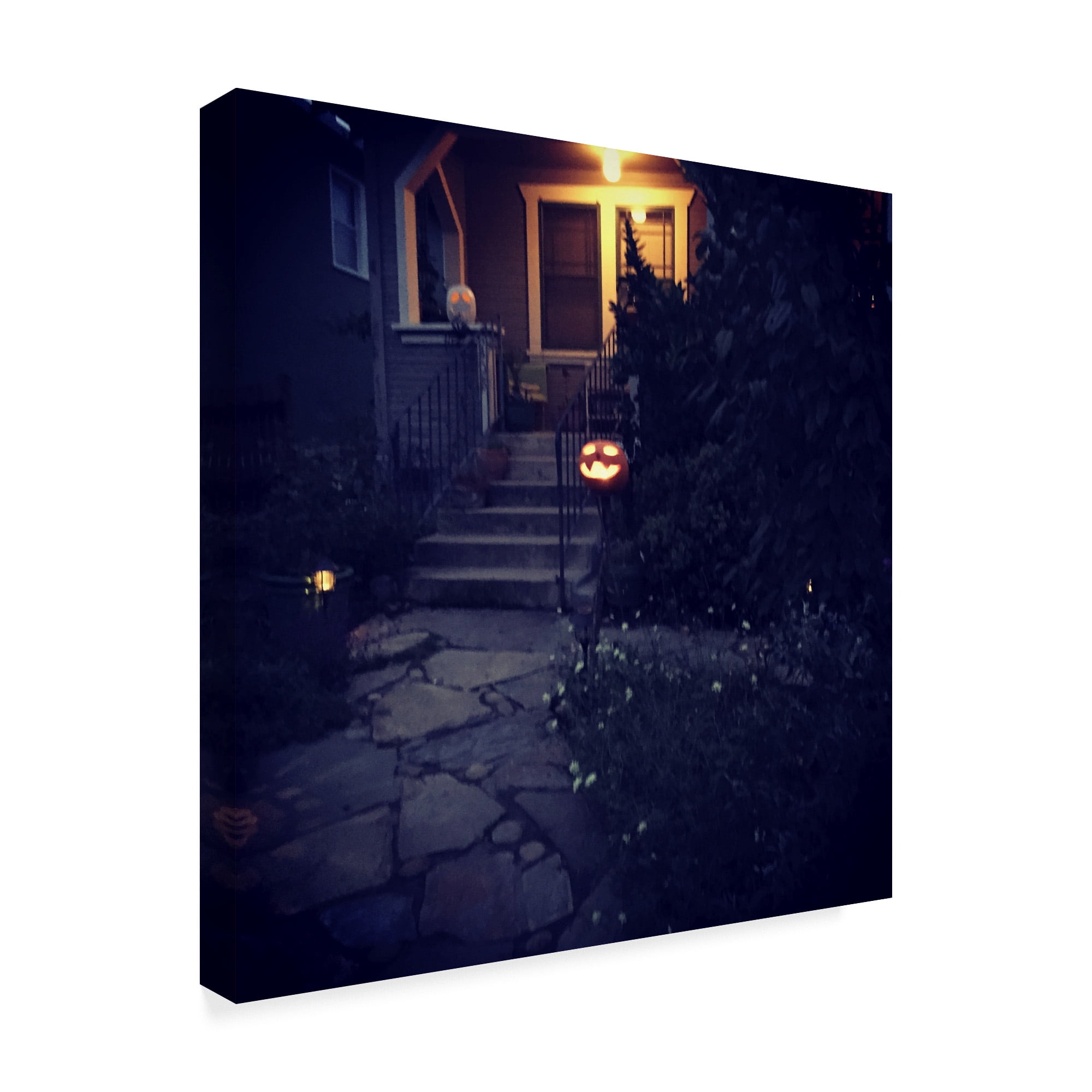 Trademark Fine Art 'Halloween Entryway' Canvas Art by Lance Kuehne