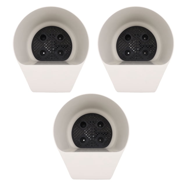 3pcs Hanging Flower Pot Fence Hanging Bucket Pot Balcony Planter Suitable for Railing Garden Porch Window