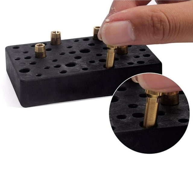 mmirethe Electric Grinder Accessories Organizer Rotary Drill Grinding Tools Organizer Storage Platform Base Box
