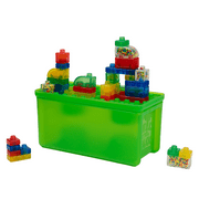 Jelly Blox - Stash & Stack - 2-in-1 Storage Case by Goliath, Includes 30 Pieces, Ages 2+
