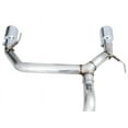 thumbnail image 4 of 2021+ Ford Bronco 0FG Dual Rear Exit Exhaust w/Chrome Silver Tips & Bash Guard AWE Tuning 3015-32456, 4 of 10