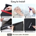 Pigo Blackout Window Film Privacy, 100% Light Blocking Window Cover, No ...
