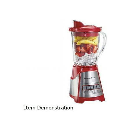 Hamilton Beach Power Elite Multi-Function Blender, Red, New, 58147