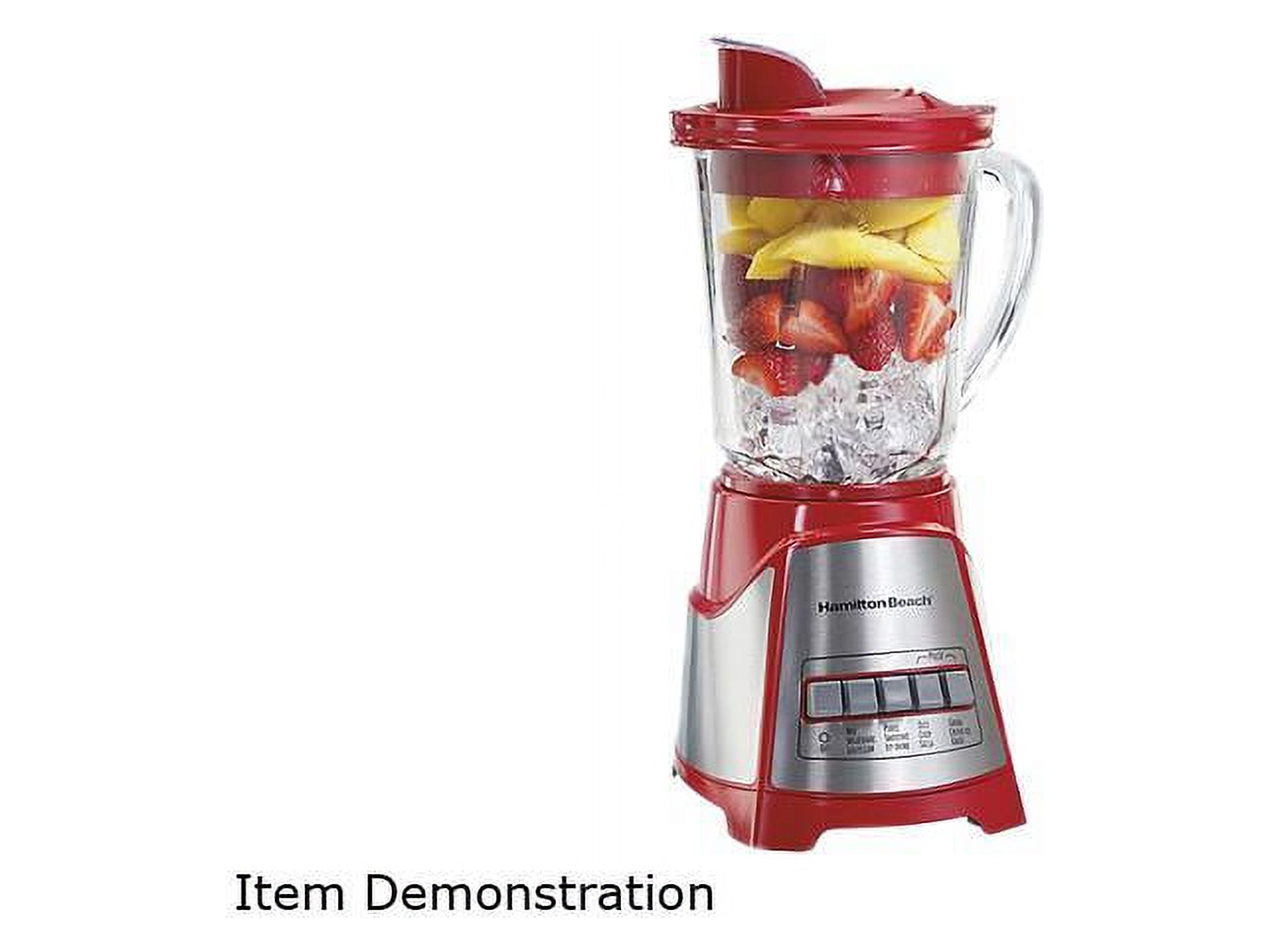 Hamilton Beach Power Elite Multi-Function Blender, Red, New, 58147