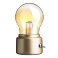 thumbnail image 4 of Lámpara de Bombilla LED Yinane USB retro bronce 11x7x6cm, 4 of 8