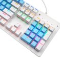 thumbnail image 3 of Wired Mechanical Keyboard, 104-Key Real Mechanical Gaming Keyboard Rainbow Backlit Keyboard Ergonomic Design USB Wired Keyboard for Wins PC Laptop for Game and Office, 3 of 7