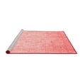 thumbnail image 2 of Ahgly Company Machine Washable Indoor Square Abstract Red Modern Area Rugs, 5' Square, 2 of 4