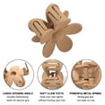 thumbnail image 5 of Butterfly Hair Claw Clip 6 Pcs Cute Flower Hair Clips Matte Large Claw Clips for Women Thick Hair Claw Non Slip Heart Clips for Thin Hair Clamps Butterfly Clips, 5 of 10