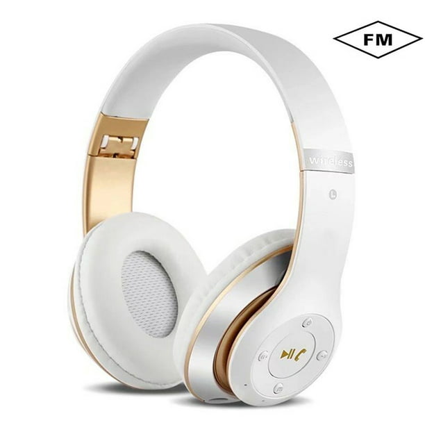 teer amplitude zeemijl Wireless Gaming Headset, Home office headset PS4 Headset with 7.1 Surround  Sound, Xbox One Headset with Noise Canceling Mic, Compatible w/ PS4, Xbox  One, Laptop, White-gold - Walmart.com