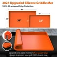 thumbnail image 3 of HLONK Housse de Protection pour Gril 36 Pieds' avec Orange Résistant aux Intempéries, 3 of 7