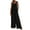 jumpsuits for women-Black, variant on Wide Leg Jumpsuits For Women Dressy Party Rompers Casual Loose Solid Coveralls Spaghetti Strap Stretch Long Pants