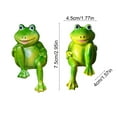 thumbnail image 3 of Sales Today Clearance! Gosuguu Pottery Frog Statue Decoration, 2pcs Ceramic Frog Garden Ornaments, Cute Garden Décor for Courtyards, Yard, and Outdoor Spaces, Garden Sculptures and Statues, 3 of 6