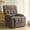 Brown, variant on CONCETTA Elderly Recliner with Massage and Heating, Home Theater Recliner Chair with Lumbar Support and Remote Control, For Home Office Living Room, Gray