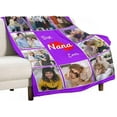 thumbnail image 3 of Custom Blanket with Photos Text, Personalized Photo Blankets and Throws, Personalized Gifts with Pictures for Boyfriend Sister,Customized Gifts for Couples Friends on Birthday Valentines Day, 3 of 6