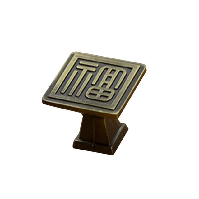 De Aleación Del Cinc Peril Del Tirón Del Cajón Del Gabinete Del Vintage FU Bronze Baoblaze Tiradores retro europeos