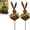 Easter Garden Stake - 2pcs, variant on Easter Vintage Metal Rabbit Shaped Planter Garden Stake, Rusty Easter Metal Garden Stakes, Rustic Patina Finish Bunny Decor for Outdoor Garden Yard, 35.43 Inch (2pcs)