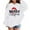 03-White, variant on Fiaer Kids Toddler Christmas Hoodies Drop Shoulder Santa's Hat Sweatshirt Vintage Comfy Fall Winter Hooded 2025 03-White 160