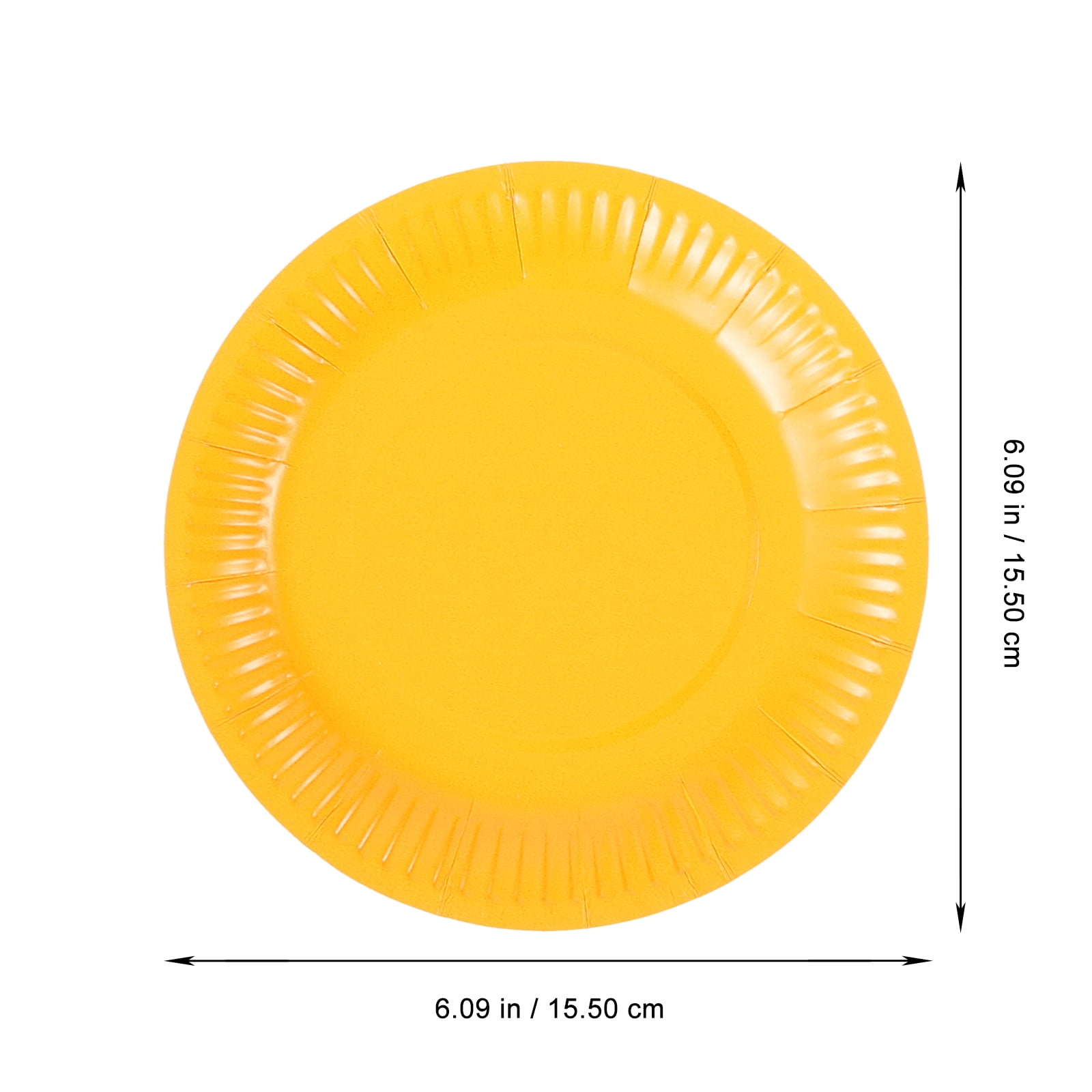 Foxnovo Paper Cake Plates Assorted Colors Food Safe Tableware 300Pcs