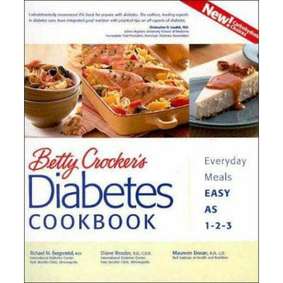 Pre-Owned Betty Crocker's Diabetes Cookbook: Everyday Meals, Easy As 1-2-3 (Hardcover) 0764567047 9780764567049