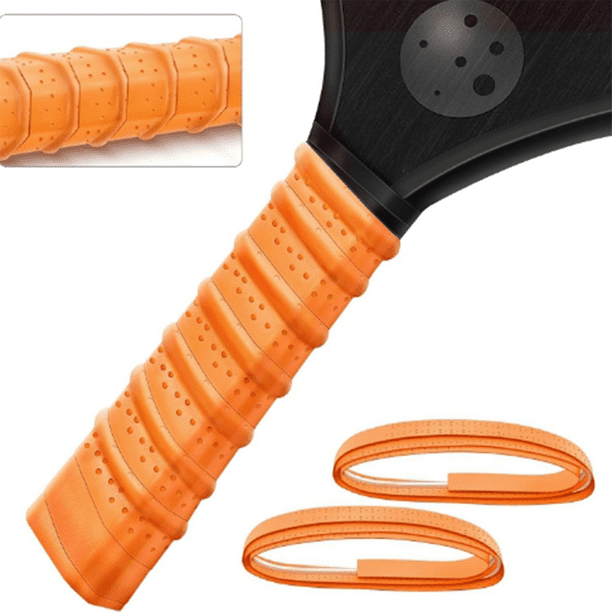 Lot De 2 Surgrips Surélevés Pour Raquette De Pickleball – PU, Respirant, Antidérapant – Compatible Tennis, Badminton, Golf