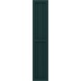 thumbnail image 4 of Ekena Millwork 10 1/2"W x 43"H Americraft Three Board Exterior Real Wood Two Equal Panel Framed Board-n-Batten Shutters (Per Pair), Thermal Green, 4 of 9