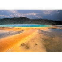 Posterazzi PDDUS51AWO0029 Grand Prismatic Geyser Yellowstone National Park Wyoming Poster Print by Art Wolfe - 26 x 18 in.