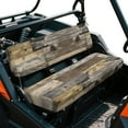 thumbnail image 2 of ZIATUBLES Wood Grain Print UTV Seat Covers 2 Pack, Waterproof Polyester Replacement Front Bench Seats Covers, Wear-Resistant UTV Outdoor Accessory Part for Kawasaki Mule, 2 of 8