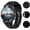 Black, variant on Smartwatch 100+ Sports Modes Fitness Tracker Bluetooth Calls/Message Reminder, IP67 Waterproof Android and iPhone