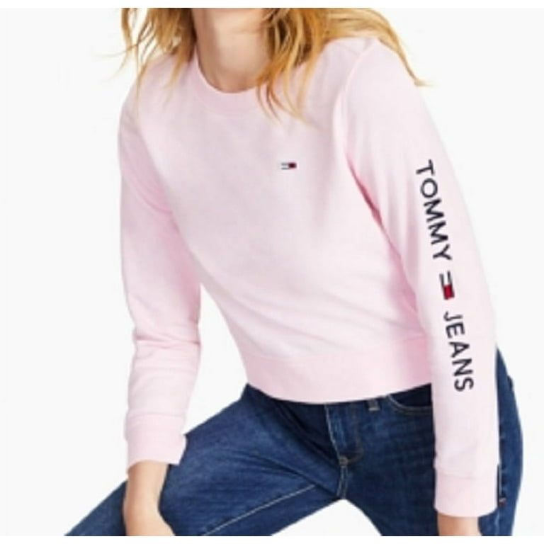 Tommy jeans outlet logo hoodie women's