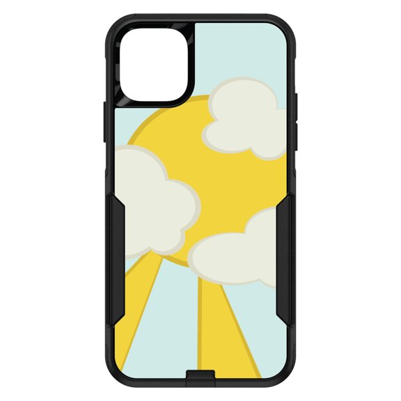 DistinctInk Custom SKIN / DECAL compatible with OtterBox Commuter for iPhone 11 Pro MAX (6.5" Screen) - Blue Yellow Sun Sky Clouds